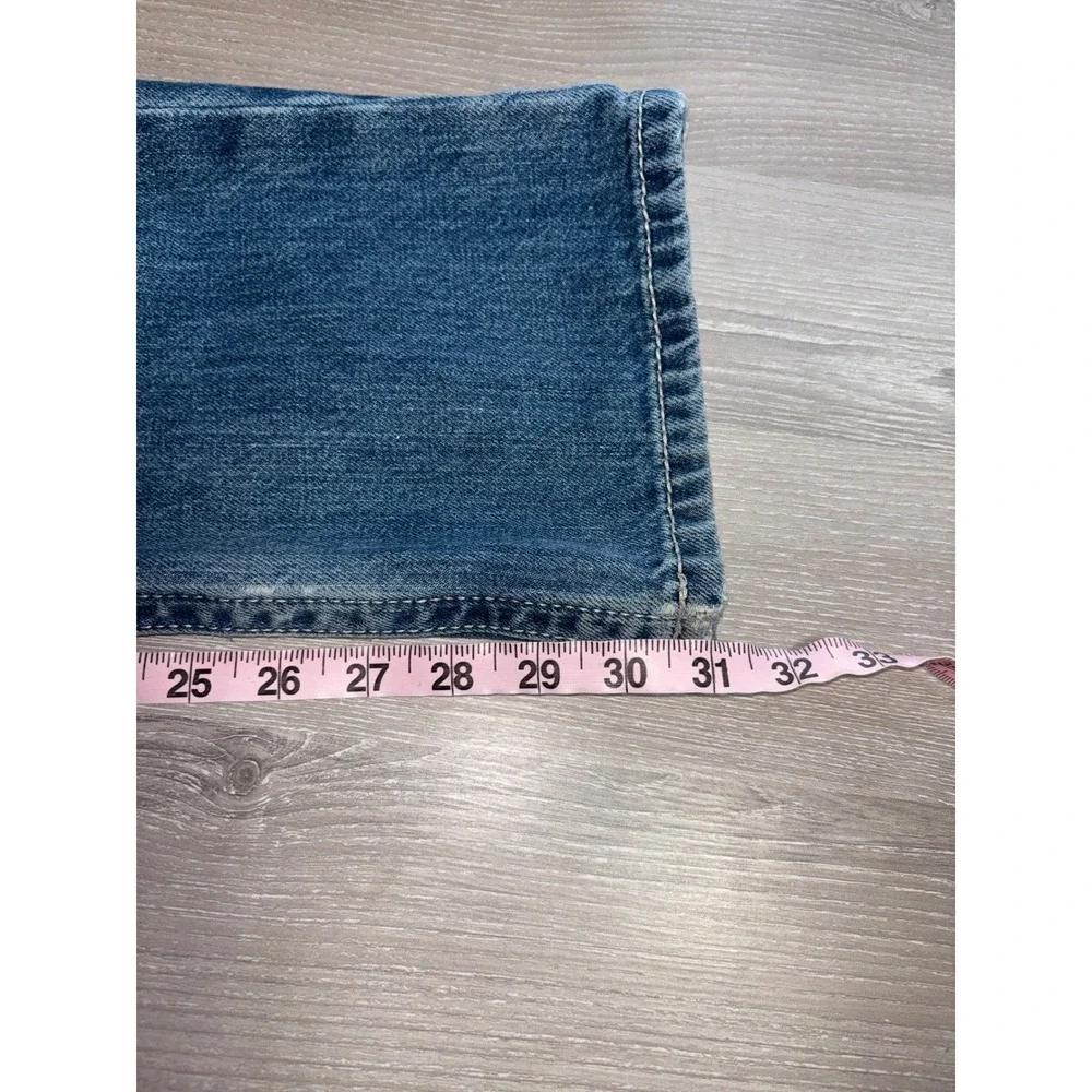 Ariat B5 Boys‎ Slim Jeans Size 16 Med Wash Distressed Western Denim Adjustable